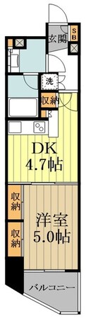 藤和シティスクエア三鷹駅前の物件間取画像